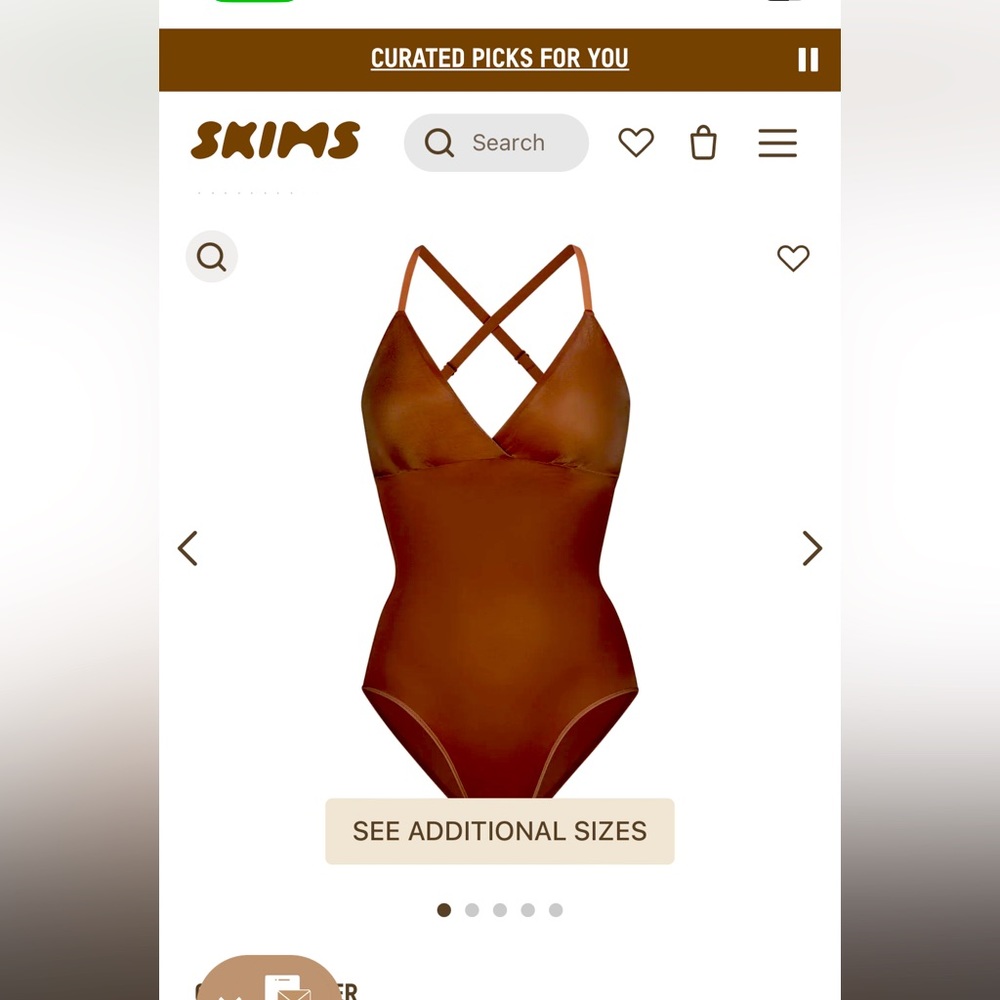SKIMS FITS EVERYBODY HIGH NECK BODYSUIT | COCOA
COCOA / M